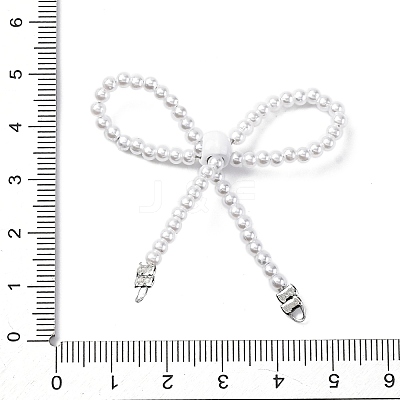 Alloy & Glass Bowknot Chandelier Component Links PALLOY-D359-02B-1