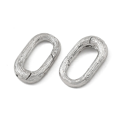 SHEGRACE Brass Spring Gate Rings XGRQ58965-753P-1