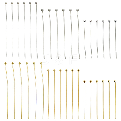 50Pcs 304 Stainless Steel Ball Head Pins STAS-YW0002-87-1