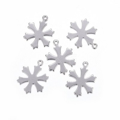 Tarnish Resistant 201 Stainless Steel Pendants STAS-F174-07P-1