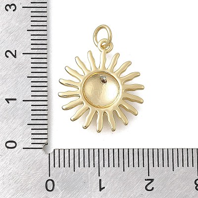 Brass Pendants KK-D431-027B-G-1