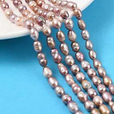 Natural Cultured Freshwater Pearl Beads Strands PEAR-I007-01B-01A-1