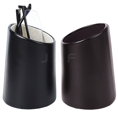 2Pcs 2 Styles PU Leather Eyeglasses Display Holder ODIS-CN0001-11-1