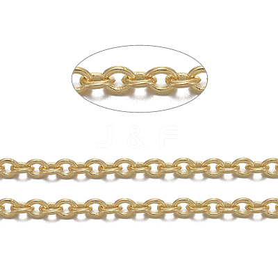 Brass Cable Chains CHC-034Y-G-NF-1
