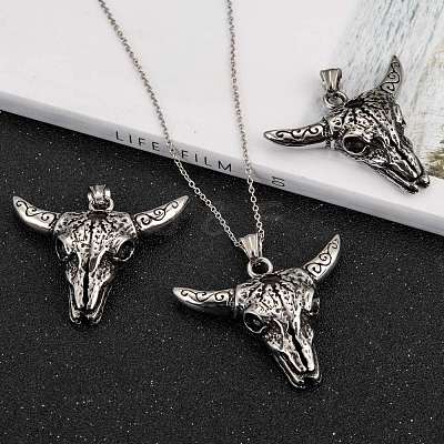 316 Surgical Stainless Steel Big Pendants STAS-E070-29-1