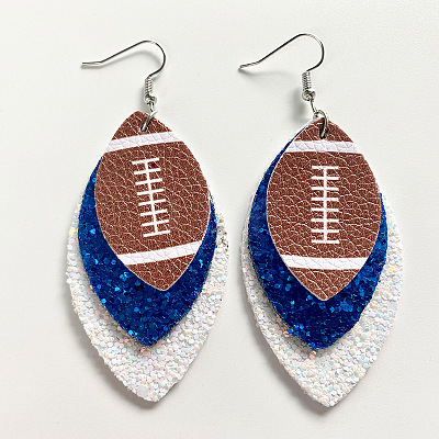 Synthetic Leather Dangle Earrings FS-WG9193E-05-1