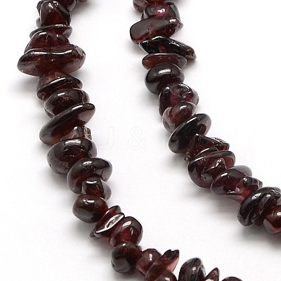 Natural Garnet Beads Strands X-G-P035-14-1