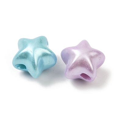 Opaque Acrylic Imitation Pearl Beads OACR-B031-52-1