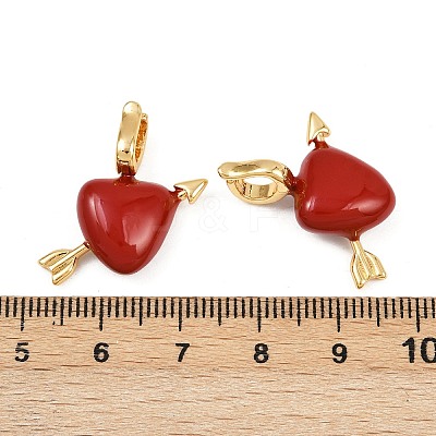 Brass Fold Over Clasps KK-H078-24G-1