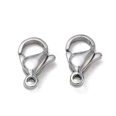 304 Stainless Steel Lobster Claw Clasps SA-CBAF1D5-25P-A-1
