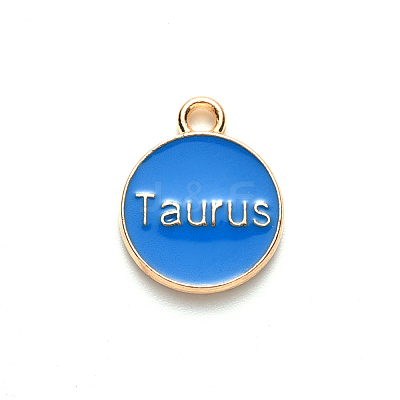 Alloy Enamel Pendants X-ENAM-S124-01B-02C-1