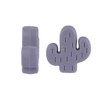 20Pcs Cactus Food Grade Eco-Friendly Silicone Focal Beads JX906J-1