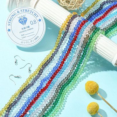 DIY Bling Earring Bracelet Making Kit DIY-YW0007-10-1