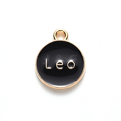 Alloy Enamel Pendants LS-X-ENAM-S124-01B-08G-1