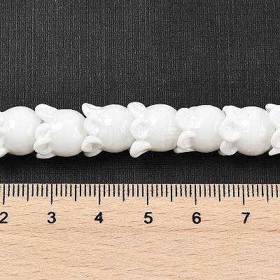 Gold Sand Lampwork Beads Strands LAMP-P069-02A-11-1