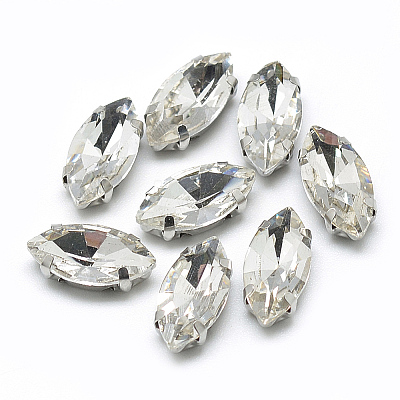 Sew on Rhinestone RGLA-T034-4x8mm-01-1