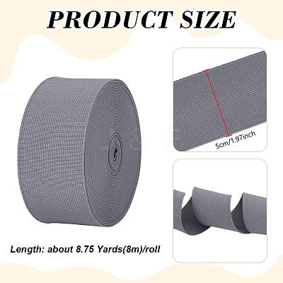 8M Polyester Elastic Wide Band OCOR-WH0105-057E-1