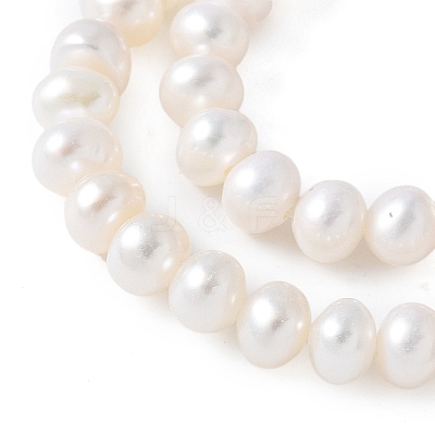 Natural Cultured Freshwater Pearl Beads Strands PEAR-I007-07Q-08A-1