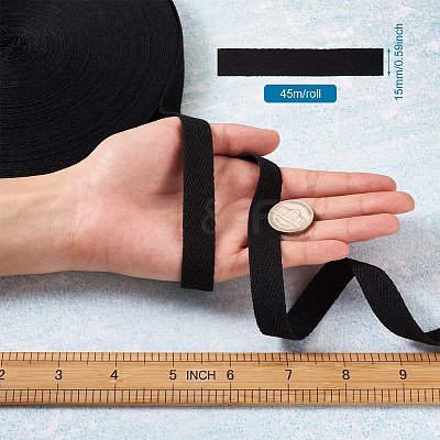 Cotton Cotton Twill Tape Ribbons OCOR-CD0001-01A-1