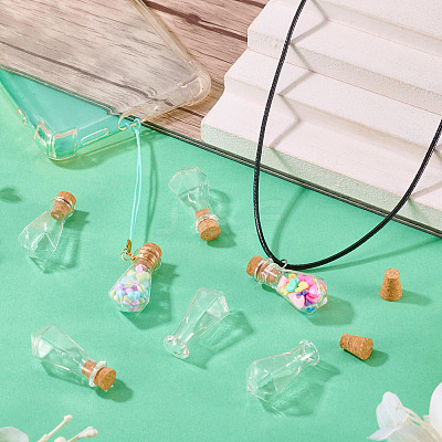 10Pcs Glass Bottles AJEW-TA0002-73-1