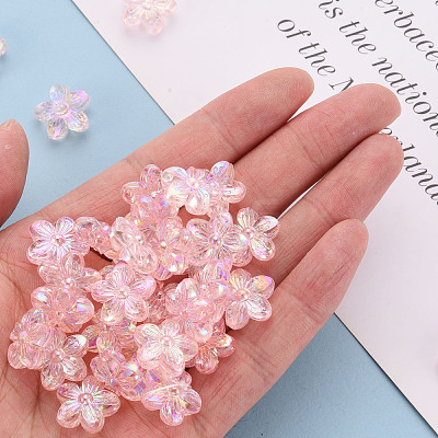 Transparent Acrylic Beads TACR-S154-45C-902-1