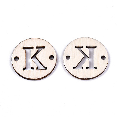 Unfinished Natural Poplar Wood Links Connectors WOOD-S045-140B-01K-1