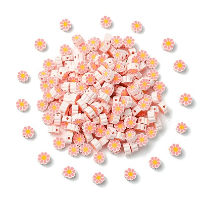 200Pcs Handmade Polymer Clay Beads PORC-CJ0002-10-1