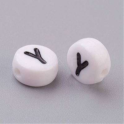 Acrylic Beads PL37C9070-Y-1