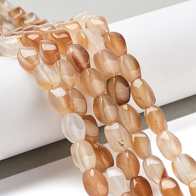 Natural Agate Beads Strands G-G172-01F-1