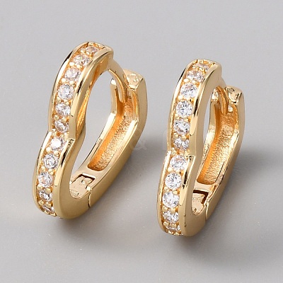 Brass Hoop Earrings EJEW-WH0023-13G-1