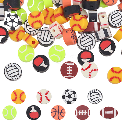 360Pcs 9 Style Handmade Polymer Clay Beads CLAY-DC0001-13-1