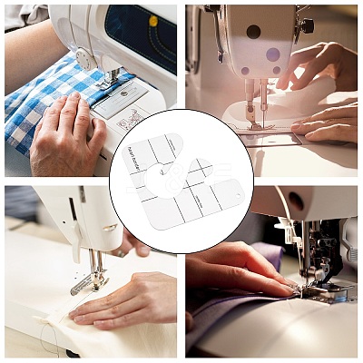 Transparent Acrylic Sewing Template DIY-GF0002-92-1