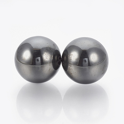 Magnetic Synthetic Hematite Beads G-T095-33mm-1