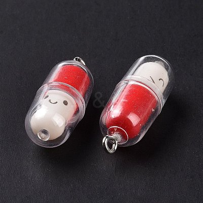 Translucent Plastic Pendants LS-KY-L006-29A-1