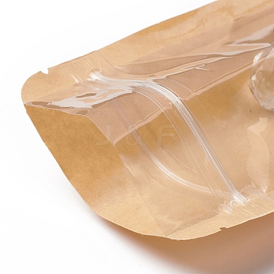 Eco-friendly Biodegradable Kraft Paper Packaging Zip Top Paper Bag X-CARB-P002-04-1