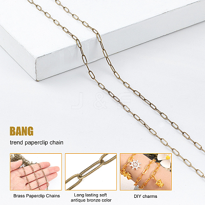 DIY Paperclip Chain Jewelry Making Kits DIY-SC0014-49AB-1
