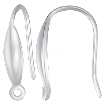 5 Pairs 925 Sterling Silver Earring Hooks STER-BBC0001-46-1