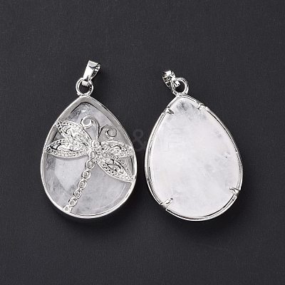 Natural Quartz Crystal Pendants G-G900-01P-16-1