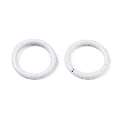 100Pcs Baking Paint Zinc Alloy Open Jump Rings FIND-WH0032-85A-03-1