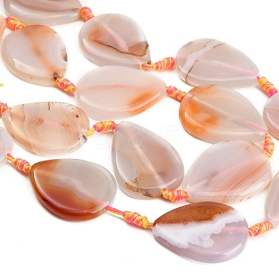 Natural Banded Agate/Striped Agate Beads Strands GG-CBAE0EB-01A-04-1