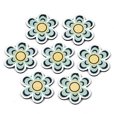 Printed Basswood Pendants LS-X-WOOD-N006-37-1