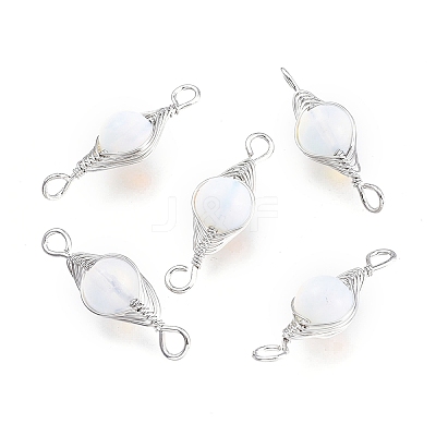Synthetic Opalite Links Connectors G-K305-A04-P-1