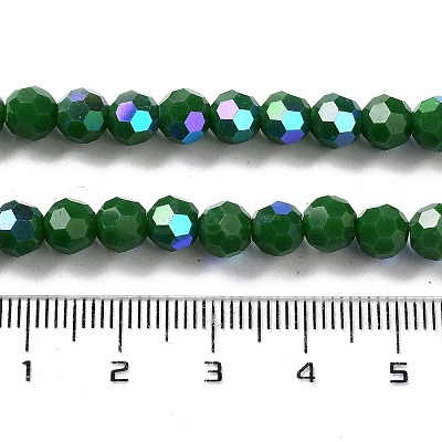 Opaque Glass Beads Strands EGLA-A035-P6mm-L06-1