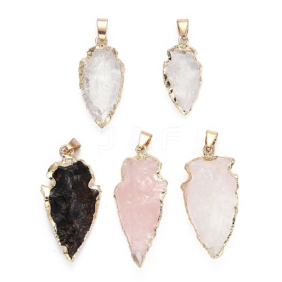 Natural Gemstone Pendants G-Q490-A-M-1