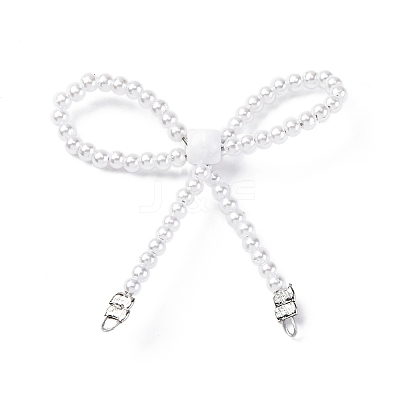 Alloy & Glass Bowknot Chandelier Component Links PALLOY-D359-02B-1
