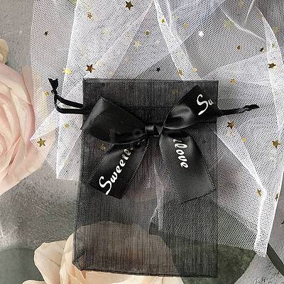 Rectangle Organza Drawstring Bags PAAG-PW0007-09A-02-1