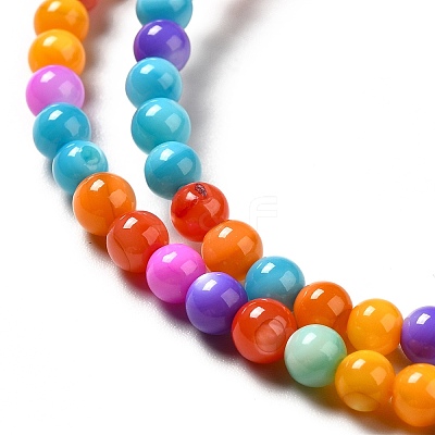 Dyed Natural Freshwater Shell Beads Strands SHEL-G014-05C-04-1