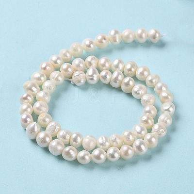 Natural Cultured Freshwater Pearl Beads Strands PEAR-E018-72-1