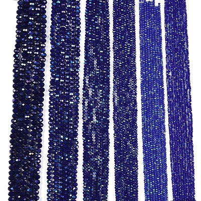 Electroplate Opaque Solid Color Glass Beads Strands LS-EGLA-A044-P1mm-L07-1