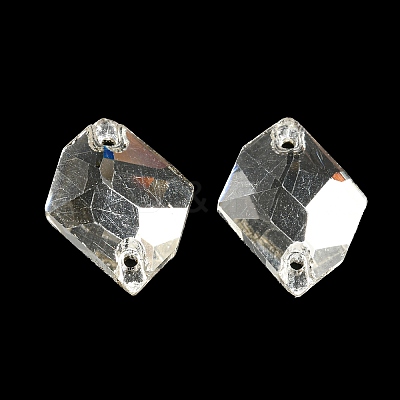 Glass Connector Charms GLAA-A006-11A-1